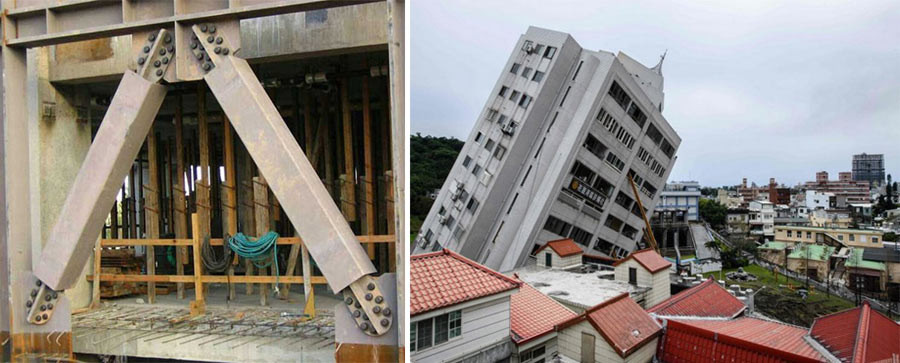 ساختمان غیر مقاوم در برابر زلزله و مقاوم سازی ساختمان در برابر زلزله